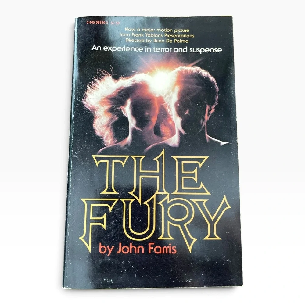 The Fury by John Farris Paperback 1978 Popular Library Horror Thriller Film
